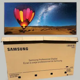 QM98F SAMSUNG Uhd Smart Signage Lcd Display Speakers