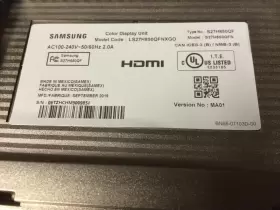 S27H850QFN SAMSUNG Widescreen Lcd Led Monitor Power Cord #2