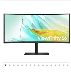 S34C65 SAMSUNG Viewfinity Curved Monitor