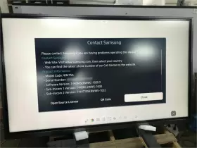WM75A SAMSUNG Digital Flipcart Touchscreen Whiteboard Monitor