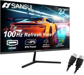 850055712010 SANSUI Monitor Ips Fhd Speakers