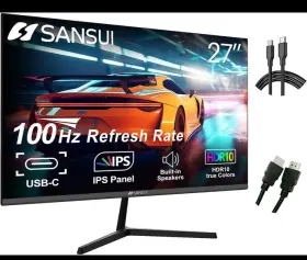 ES-27X3A SANSUI Ips Monitor Hdmi Vga Frameless