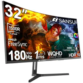 ES-G32C3 SANSUI Curved Gaming Monitor Wqhd