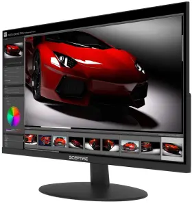 792343319573 SCEPTRE Led Monitor Hdmi Vga Speakers Blac #2