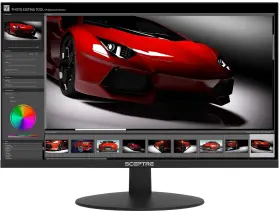 792343319573 SCEPTRE Led Monitor Hdmi Vga Speakers Blac #3