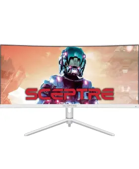 C305B-FUN200W SCEPTRE Curved Ultrawide Monitor Up Displayport