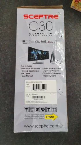 C305W2560UN1 SCEPTRE Curved Gaming Monitor #2