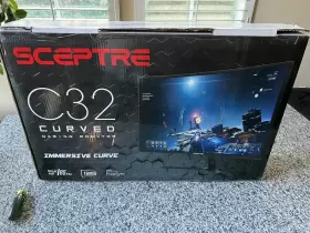 C325B185RD SCEPTRE Curved Led Gaming Monitor Amd Radeon