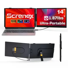 710436492651 SCRENEX Laptop Screen Extender Ultra Fhd Ips
