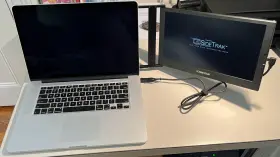 STTLGL13BL SIDETRAK Swivel Pro Ultra Attachable Monitor Fhd
