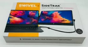 STTL14BLA SIDETRAK Swivel Attachable Monitor Extender Fhd Usb #2