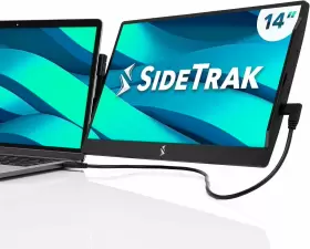STTL14BLA SIDETRAK Swivel Attachable Monitor Extender Fhd Usb