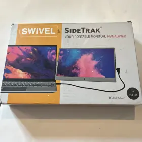 STTL14DS SIDETRAK Swivel Attachable Monitor Fhd Tft Usb Dual