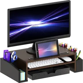 B08YWYLY9B SIMPLE HOUSEWARE Desk Monitor Stand Riser Tray