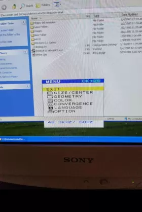 CPD-E210 SONY Trinitron Crt Monitor Great Gaming #2