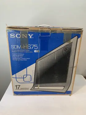 SDM-H75 SONY Tft Lcd Gaming Monitor Vga Box