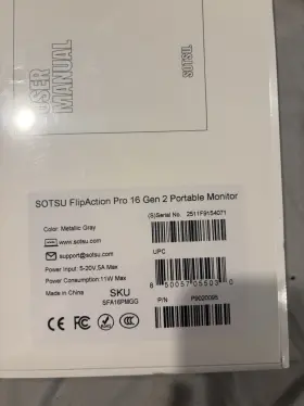 SFA16PMGG SOTSU Flipaction Pro Monitor Metallic