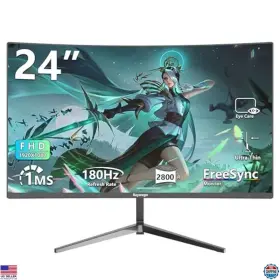 B0DT127FVT STANLEY Curved Gaming Monitor Fhd Frameless Care