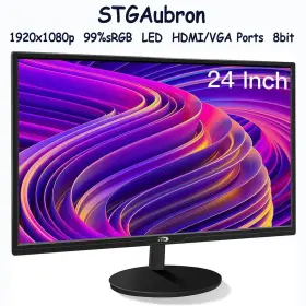 LCD2402 STGAUBRON Led Monitor Gaming Hdmi Vga