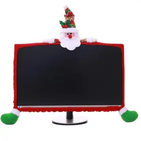 WYY001WYY2394 SUSHAFEN Pack Christmas Monitor Cover Tv Lapto
