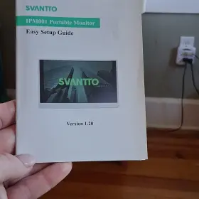 IPM001 SVANTTO Lcd Monitor Usb Mini Hdmi