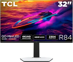 32R84 TCL Uhd Hdr Qd Mini Led Gaming Monitor Refresh Rate