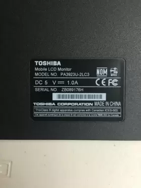 PA3923U-2LC3 TOSHIBA Usb Mobile Lcd Monitor #2