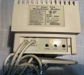 VM-9AF TVS Svga Monochrome Monitor Tube #3