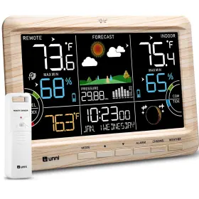 B0F4XNVQSH U-UNNI Wireless Weather Station Atomic Clock