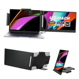 LE1411-D UGRIHACH Laptop Screen Extender Ips Monitor Rotation