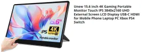CX156TP-F-4K UNEW Touchscreen Monitor