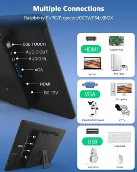 133B06 UPERFECT Touchscreen Monitor Screen Hdmi Vga Vesa #2