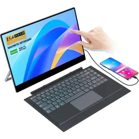 156E05 UPERFECT Lapdock Monitor Keyboard Touchscreen Display