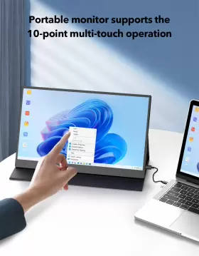 156E06 UPERFECT Touchscreen Monitor Usb Display Battery #3