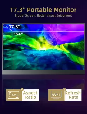 173K02 UPERFECT Gaming Monitor Hdmi Usb #2