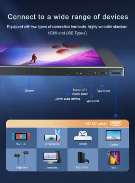 173K04 UPERFECT Monitor Usb Display Laptop #3