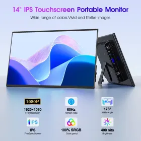 AT1M140HWL UPERFECT Touchscreen Monitor Vga Hdmi Display Vesa #2