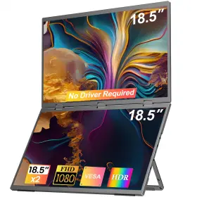 DS105M185GHWL UPERFECT Dual Screen Extender Folding Monitor
