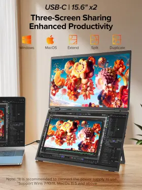 E1505M156HWL UPERFECT Dual Fold Ips Monitor Screen Extender #2