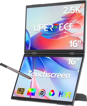 T1105M160HWL UPERFECT Qled Touchscreen Dual Monitor Laptop