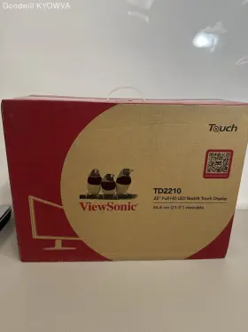 TD2210 VIEWSONIC Touch Screen Monitor Set Stand