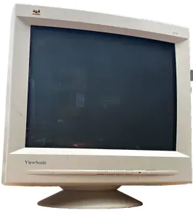 VCDTS21420 VIEWSONIC Gaming Crt Monitor Vga Uxga #2