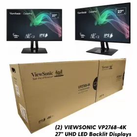 VP2768A-4K VIEWSONIC Colorpro Uhd Led Backlit Displays