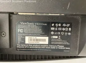 VS12319 VIEWSONIC Widescreen Lcd Monitor #3