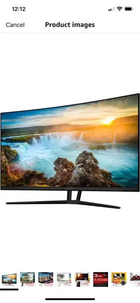NB32CB VIOTEK Curved Bezel Monitor Vesa Mount