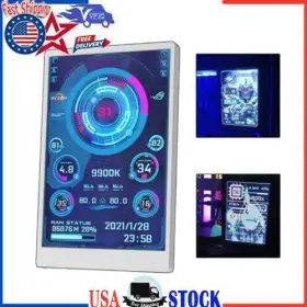 W001-A173 VIPJQ Ips Usb Screen Cpu Ram Hdd Data Monitor