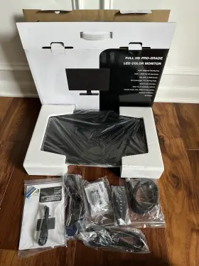 0E-20LED2 W-BOX Prograde Monitor Hdmi Vga Bnc Inputs