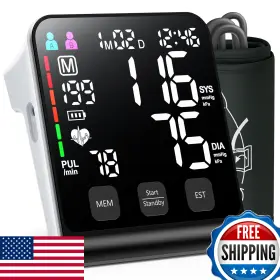 B0FCG5TMFP WAMELPRI Automatic Upper Arm Blood Pressure Bp