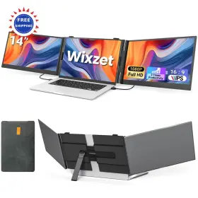 S8PRO WIXZET Triple Laptop Screen Extender Ultra Fhd Monitor
