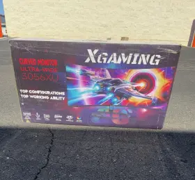 3056XU XGAMING Curved Ultra Gaming Monitor Wfhd Freesync